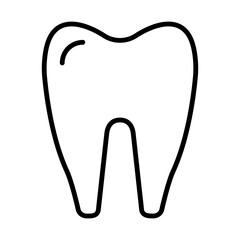 Tooth line icon