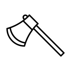 Axe line icon