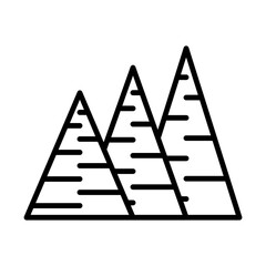 Egyptology line icon