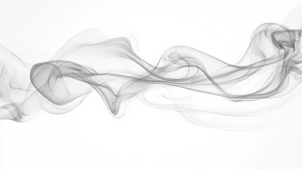 Ethereal Wisps: A Captivating Dance of Monochrome Elegance