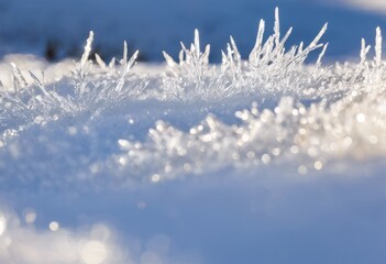 captivating close melting rain slicked snowflakes falling gently shimmering distortion effect their surfaces, ice, water, texture, winter, glistening