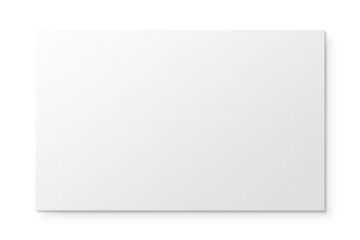 Png white business card mockup on transparent background