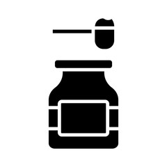 Protein Powder glyph icon