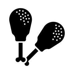 Chicken glyph icon