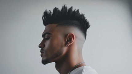 Burst fade men’s haircuts