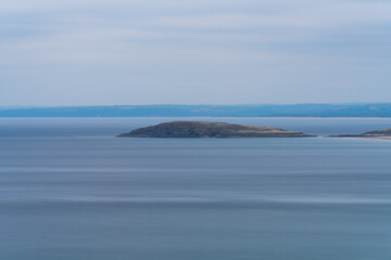 Rhossili beach of Wales