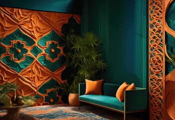 detailed close view colorful textured wall patterns capturing intricate designs vibrant hues, aesthetic, artistic, background, beauty, brick, bright