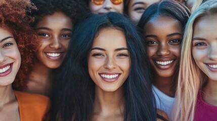 Obraz premium Female role models inspiring the next generation of young women through mentorship, career guidance, and leadership programs