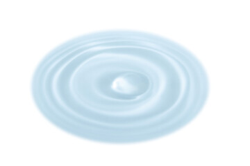 Water splash in a circular shape on an empty background. Freshness, hydration, nature element.