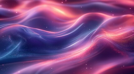 Dynamic Abstract Design Blending Geometric Patterns and Digital Glitch Effects in Electric Blues and Vibrant Purples