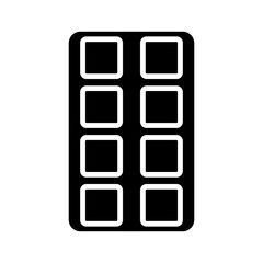 Chocolate Bar glyph icon