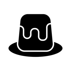 Pudding glyph icon