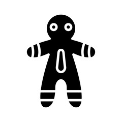 Gingerbread glyph icon