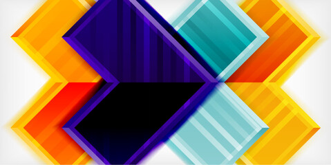 Arrow geometric abstract vector background. Vector Illustration For Wallpaper, Banner, Background, Card, Book Illustration, landing page