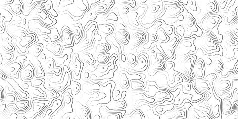 Abstract Gradient line topographic Contour Scheme & Geographic Moutain terrain. Contour map background. Cartographic Weave with seamless striped patterns and wavy gradient lines	
