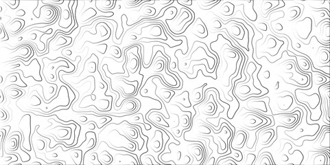 Abstract Gradient line topographic Contour Scheme & Geographic Moutain terrain. Contour map background. Cartographic Weave with seamless striped patterns and wavy gradient lines	
