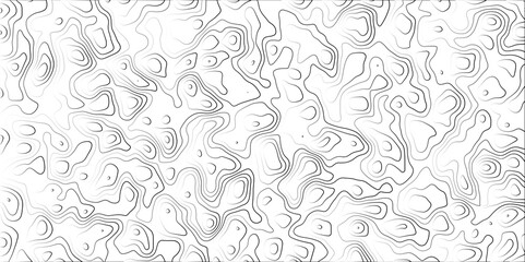 Abstract Gradient line topographic Contour Scheme & Geographic Moutain terrain. Contour map background. Cartographic Weave with seamless striped patterns and wavy gradient lines	
