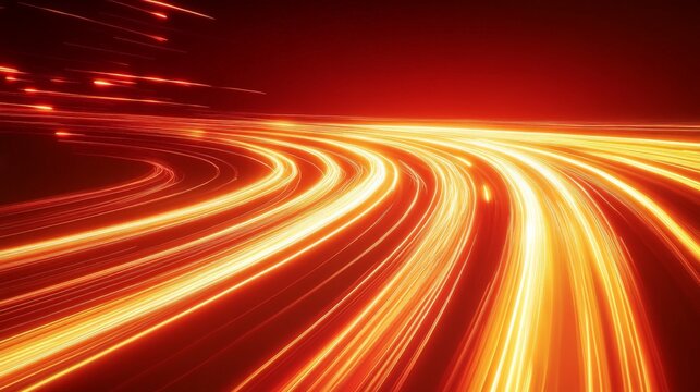 Blazing Luminous Trails: A Mesmerizing Display of Light and Motion