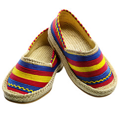 Red foot fashion closeup