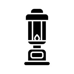 Oil Lamp glyph icon