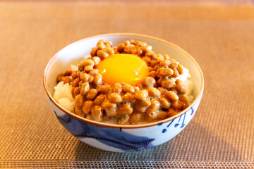 納豆玉子かけご飯