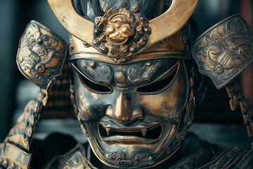 the mask of the deity samurai
