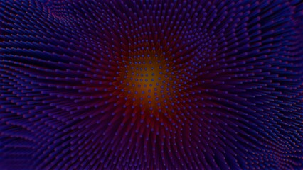 Obraz premium Red and Blue Abstract Radiating Light Pattern