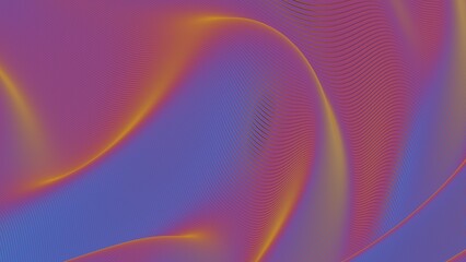 Abstract Gradient Curves with Vibrant Blue and Purple Tones