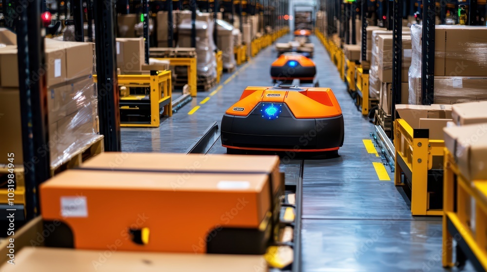 Poster enhancing efficiency in smart warehousing through ai-powered robot automated sorting technology for 