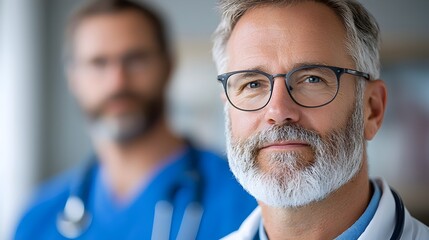 Medical Professional Advising Male Patient on Maintaining Healthy Lifestyle and Achieving Fitness Objectives During Clinic Consultation
