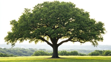 Fototapeta premium Majestic Tree on a Sunny Horizon