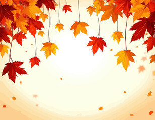 Fototapeta premium Autumn Leaves Background 