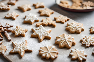 Fototapeta premium christmas gingerbread cookies
