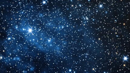 Obraz premium Enchanting Celestial Tapestry: A Captivating Night Sky Filled with Twinkling Stars