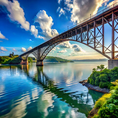 Fototapeta premium bridge water view