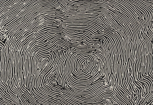 Fingerprint seamless background on square shapeFingerprint seamless background on square shape