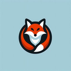 Obraz premium Bold and Beautiful Fox Logo Design