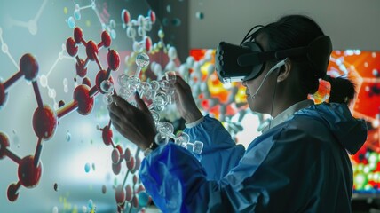 Immersive virtual reality experience in science education and molecular exploration
