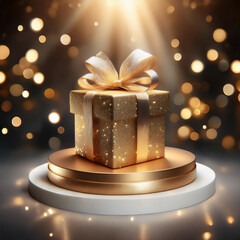 golden gift box