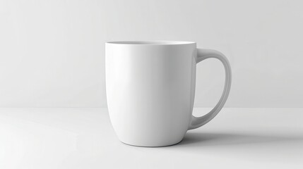 Fototapeta premium 15 oz White Coffee Mug Mockup for Branding and Design Purposes