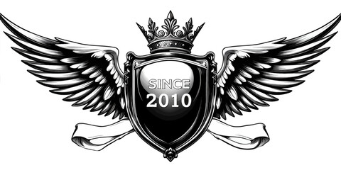 Shield with Wings and Crown, Since 2010 
