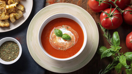 Intelligence artificial crated- Recipe: Savory Tomato Soup