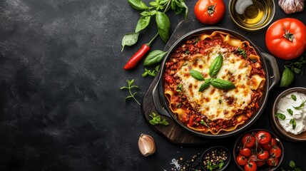 Delicious Homemade Lasagna with Fresh Ingredients