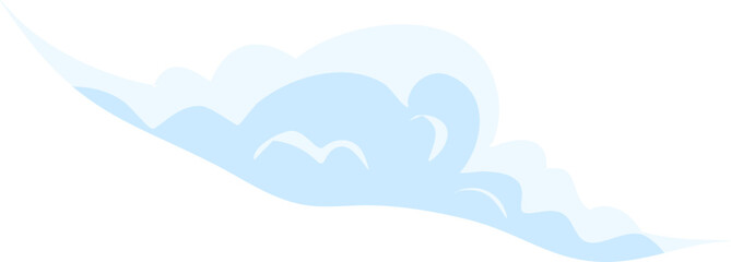 Hand drawn cloud illustration 