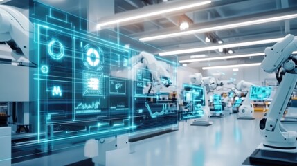 Intelligent factory and Industry 4.0 management.