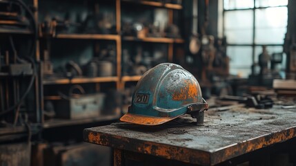 Steel foundry protective equipment and helmet
