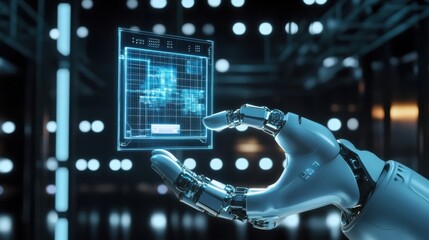 Fototapeta premium Intelligent factory and Industry 4.0 management.