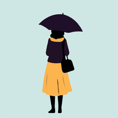 person with umbrella