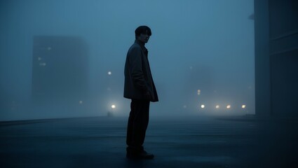 Ai cinematic image of a man