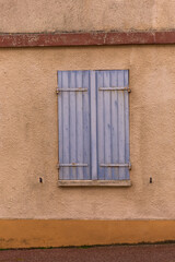Fototapeta premium old wooden window with shutters